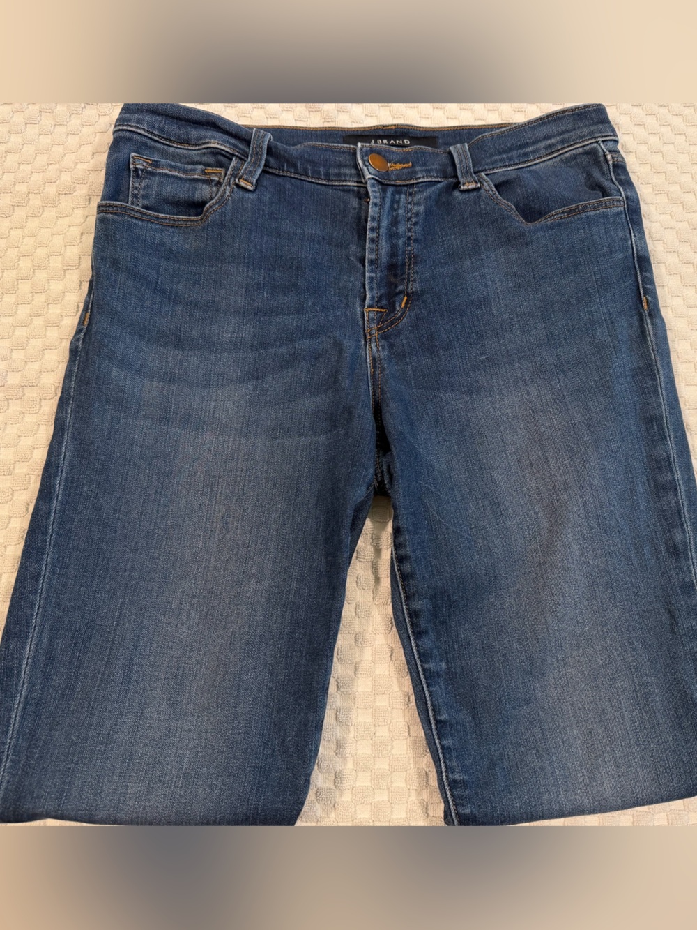 J Brand Women's Straight Leg Jeans in Blue Denim, Size 29